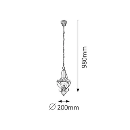 Rábalux 7869 Enna Csillár