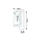 Rábalux 7891 Silistra Kültéri fali lámpa