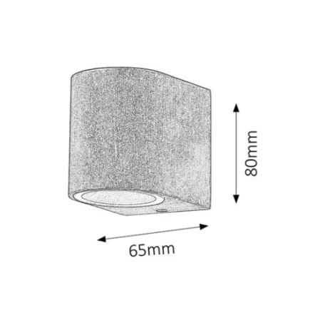 Rábalux 8018 Chile Kültéri fali lámpa