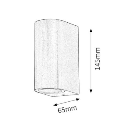Rábalux 8034 Chile Kültéri fali lámpa
