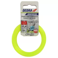   DEDRA 80Z16152 vágódamil – 1,6 mm × 15 m, négyszög profil