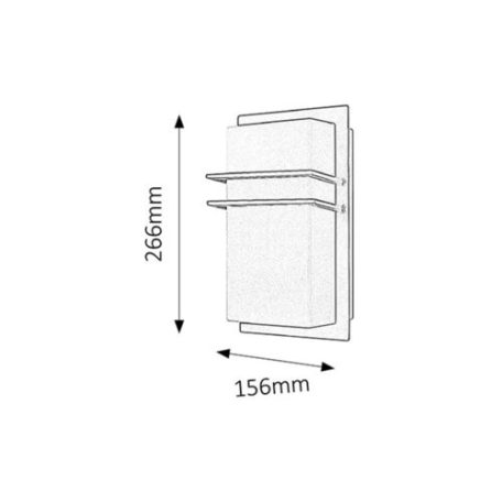 Rábalux 8169 Seattle Kültéri fali lámpa
