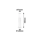 Rábalux 8263 Inox torch Kültéri állólámpa