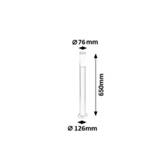 Rábalux 8264 Inox torch Kültéri állólámpa