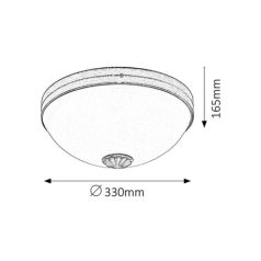 Rábalux 8558 Orchidea Mennyezeti lámpa