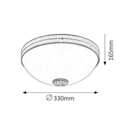 Rábalux 8558 Orchidea Mennyezeti lámpa