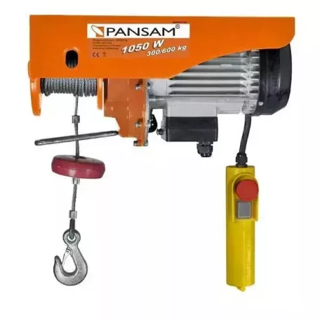 PANSAM Elektromos csörlőemelő 1050W, 300/600kg