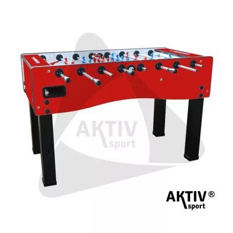 Csocsó asztal Sardi Hermes piros 5-ös méret, nem átforduló kapussal