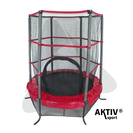 Trambulin védőhálóval 137 cm