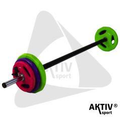 Aktivsport 20 kg-os pump szett rózsaszín 203600256