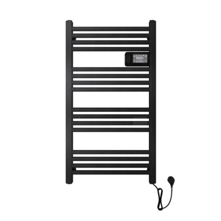 BVF Kobe 500W elektromos törölközőszárító radiátor - Fekete (KOBEB05)