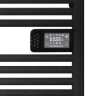 BVF Kobe 500W elektromos törölközőszárító radiátor - Fekete (KOBEB05)