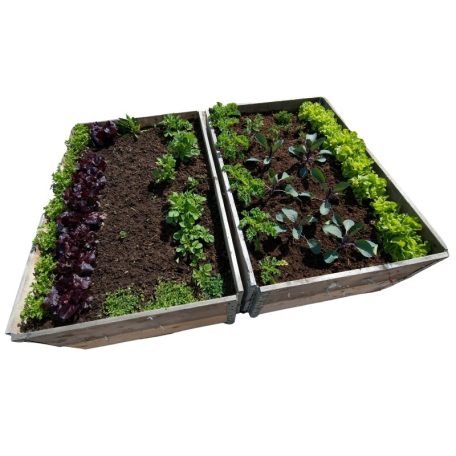 Borb 3 szintes keret magaságyás, 120*80*60 cm