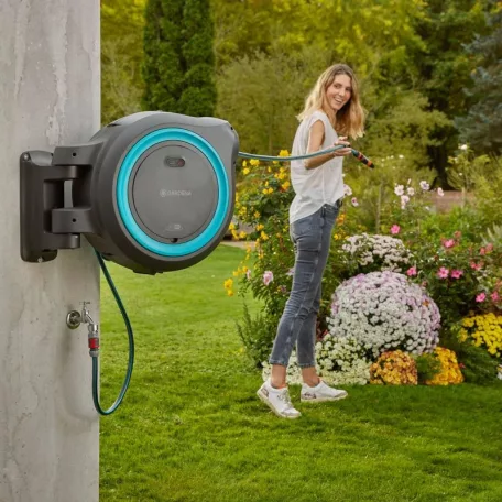 Gardena GARDENA PowerRoll XXL 
Fali tömlődoboz P4A akkumulátorral