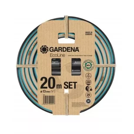 Gardena EcoLine tömlő 13 mm (1/2'), 20 m 
 EcoLine Indulókészlettel