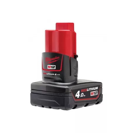 Milwaukee M12B4 REDLITHIUM™-ION AKKUMULÁTOR  12 V, 4,0 AH