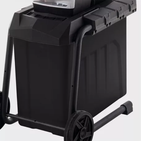 Scheppach GS 70 - elektromos ágaprító 2800 W gyűjtőedénnyel, hengeres