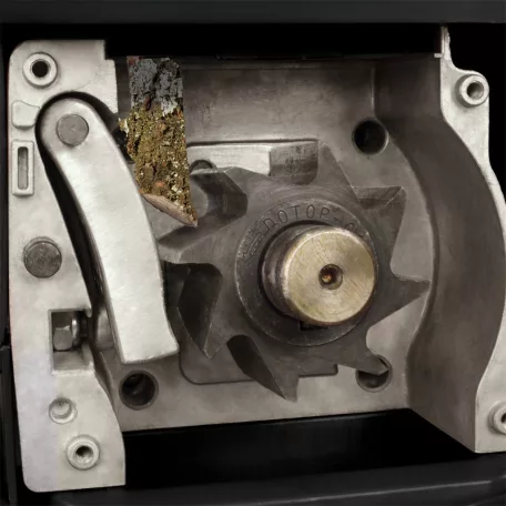 Scheppach GS 70 - elektromos ágaprító 2800 W gyűjtőedénnyel, hengeres