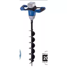   Scheppach BC-EB100-X - akkus földfúró IXES 20 V (akku és töltő nélkül)