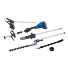   Scheppach BC-MFH400-X - akkus multifunkciós kerti gép 4 az 1-ben 2x20V,IXES 20V