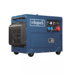   Scheppach SG 5200 D dízel áramfejlesztő AVR szabályozással 5000 W