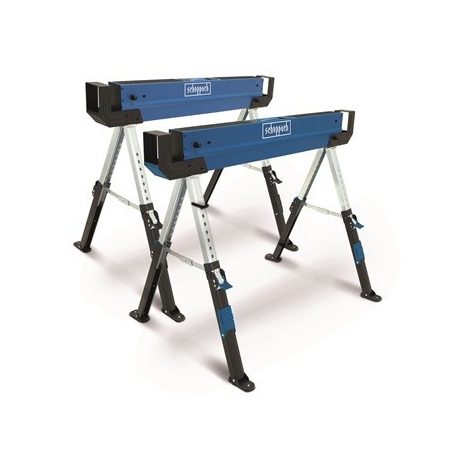 Scheppach MWB 600 - összecsukható nagy teherbírású bak 600 kg (2 db-os szett)