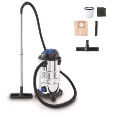   Scheppach VC 30P-GL - száraz/nedves porszívó 30 l-es szűrőtisztító funkcióval