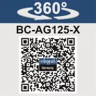 Scheppach BC-AG125-X - akkus sarokcsiszoló indukciós motorral, 125 mm-IXES 20V