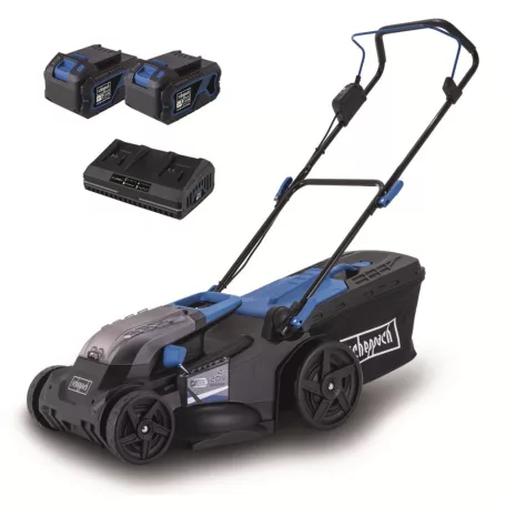 Scheppach BC-MP430-X-SET XL2 - akkus fűnyíró indukciós motorral 4in1