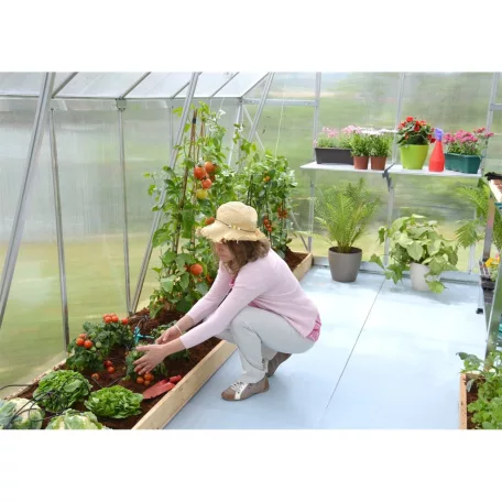 Essence 8x12 silver - polikarbonát üvegház