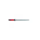 Dick fenőacél, ovális, 30 cm-es, piros/fekete nyéllel