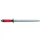 Dick fenőacél, ovális, 30 cm-es, piros/fekete nyéllel