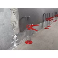   MONTOLIT LIFTERS rendszer nagy kerámialapok függőleges alátámasztásához.