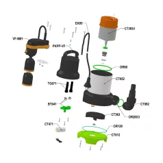 Elpumps szennyvíz szivattyú CT-3274 VF