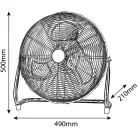 Entac hordozható fém padló ventilátor 70W