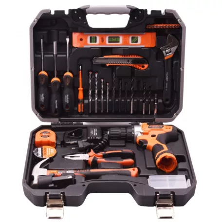 Szerszám klt. 36 részes csavarbehajtóval 12V kofferben