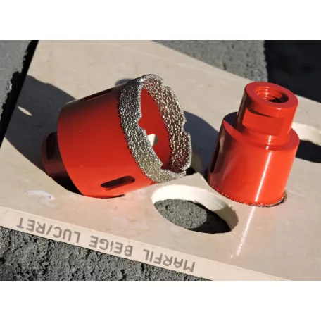 Diatech piros gyémántfúró 86mm M14 sarokcsiszolóhoz