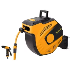   Riwall RWHR 27 SET - Automata tömlődob 27 m locsolótömlővel