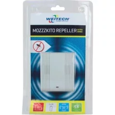   Weitech Ultrahangos szúnyogriasztó 50m2/ elemmel működik, kültéri