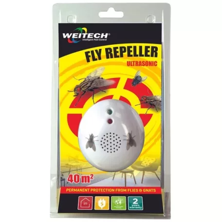 Weitech Ultrahangos légyriasztó készülék, 20 m2,beltéri