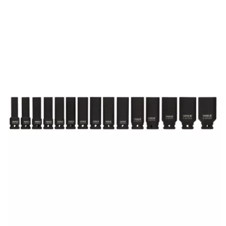 YATO Dugókulcs készlet gépi 1/2 col 15 részes hosszú 10-32 mm ~