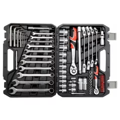 YATO Dugókulcs készlet 77 részes 1/4 col & 1/2 col CrV