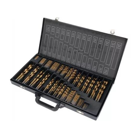 YATO Csigafúró készlet 190 részes 1-13 mm HSS-TiN