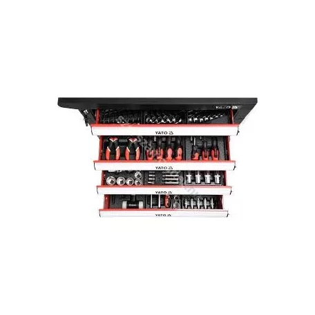 YATO Szerszámkocsi szerszámokkal 177 részes, könnyített ~