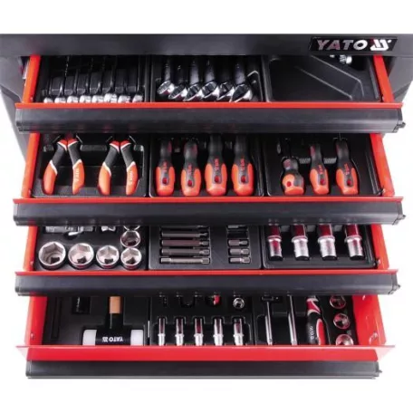 YATO Szerszámkocsi szerszámokkal 177 részes ~