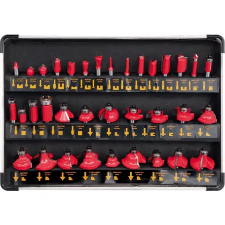 YATO Felsőmaró készlet 35r. alu kofferben