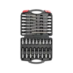   YATO Bit dugókulcs készlet 30 részes Imbusz 1/2' 5-19 mm CrV