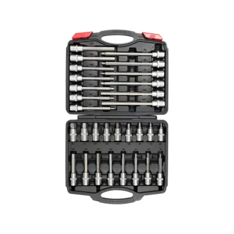 YATO Bit dugókulcs készlet 30 részes Imbusz 1/2' 5-19 mm CrV