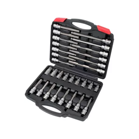 YATO Bit dugókulcs készlet 30 részes Imbusz 1/2' 5-19 mm CrV