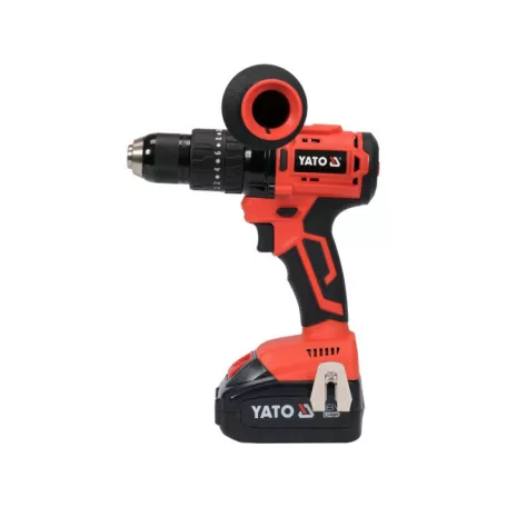 YATO Akkus ütvefúró-csavarozó 75 Nm szénkefe nélküli 18 V Li-Ion (2 x 3 Ah akku